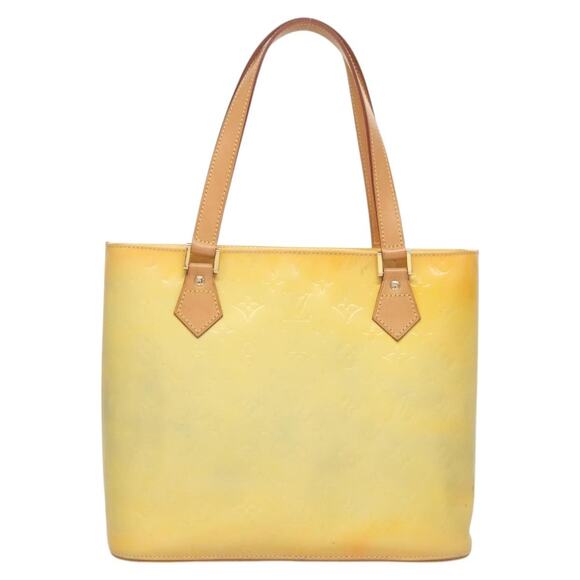 LOUIS VUITTON Monogram Vernis Houston Hand Bag Gris M91053 - Picture 2 of 16